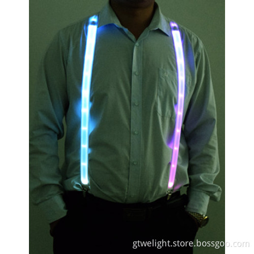 Flashing Visible Lighting Suspener Tape